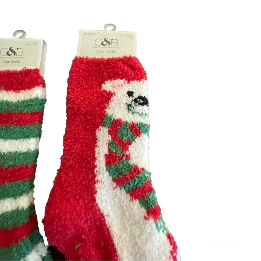 NWT Christopher & Banks Holiday Socks - 3 pairs